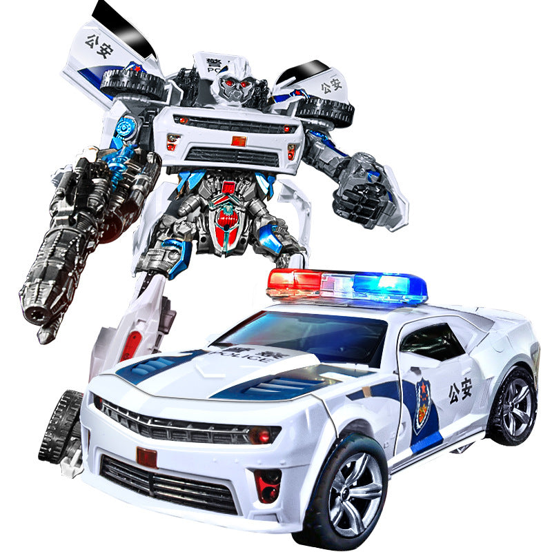 Toy 5 Car Robot King Kong Optimus Pillar Model Figure Bumblebee Children's 4 Boy Genuine Puzzle