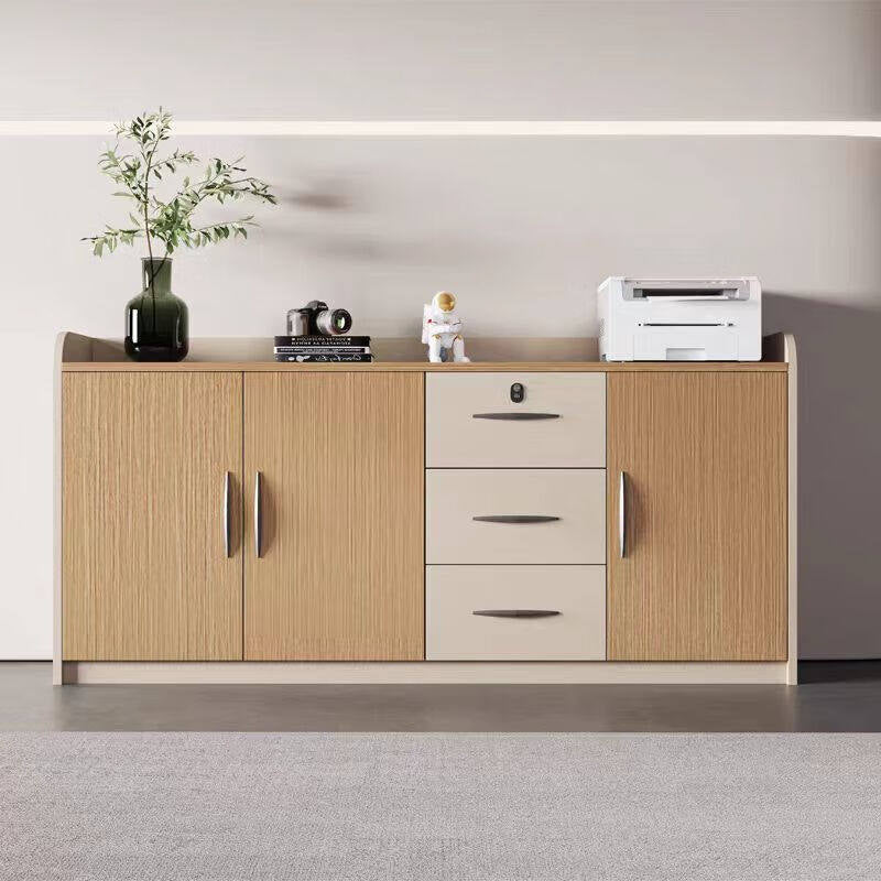 Saint li file cabinet - office-grade storage cabinet for tea and coffee, low cabinet for tools, copier, and printer placement