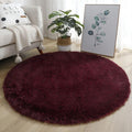 Round silk wool carpet study living room coffee table mat bedroom bedside blanket stuffed hanging basket rocking chair computer chair floor mat