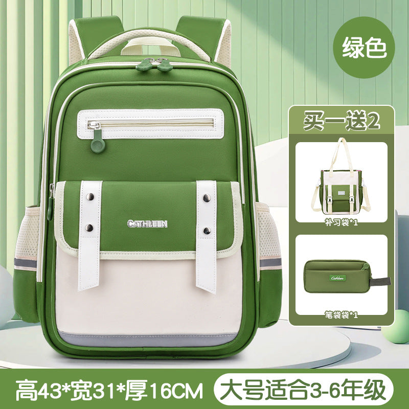 New cloud schoolbag 1-3-6 grade primary school students schoolbag boys and girls reduce the burden of children large capacity backpack