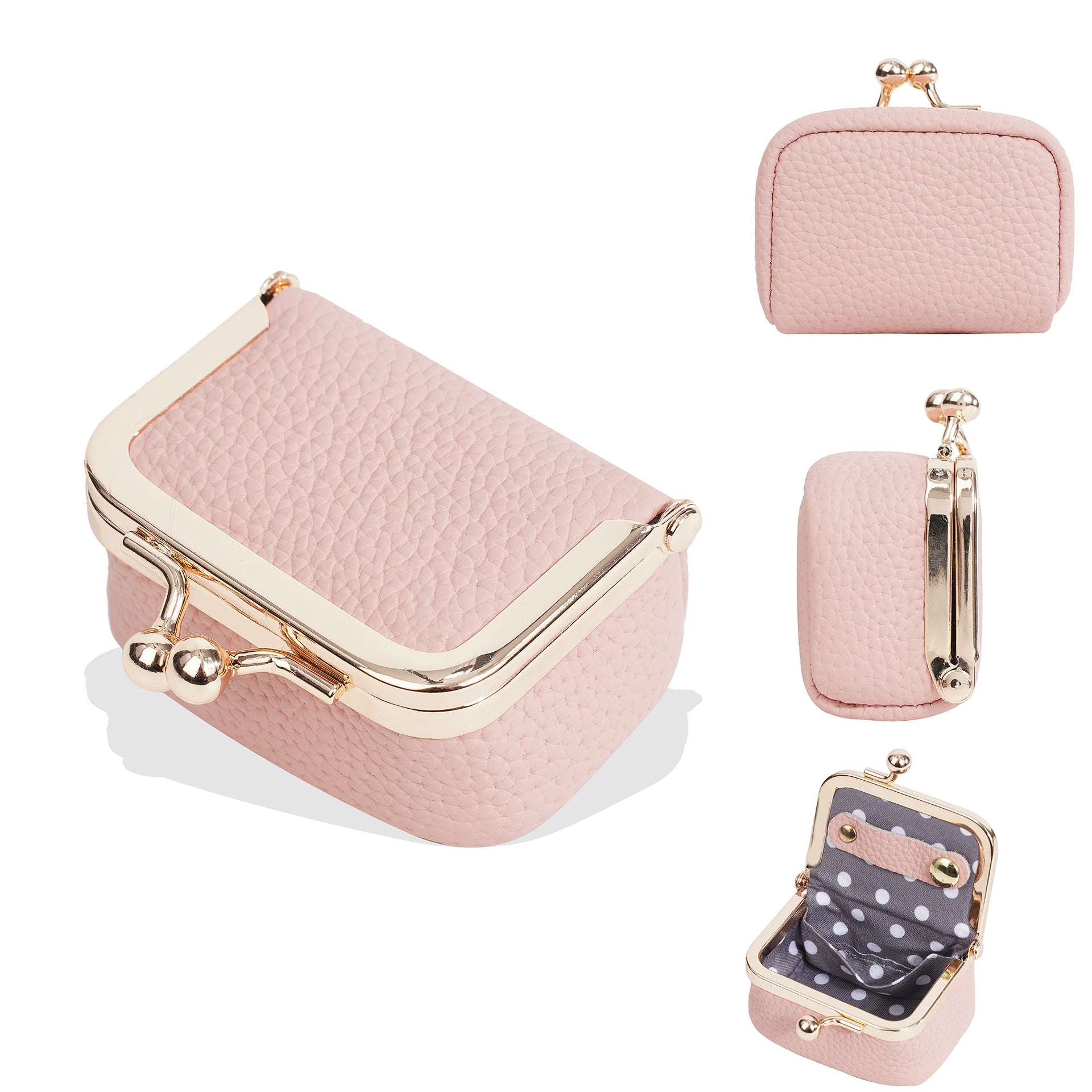 2025 new women's change bag baellerry  leather mini jewelry box multi-functional coin bag