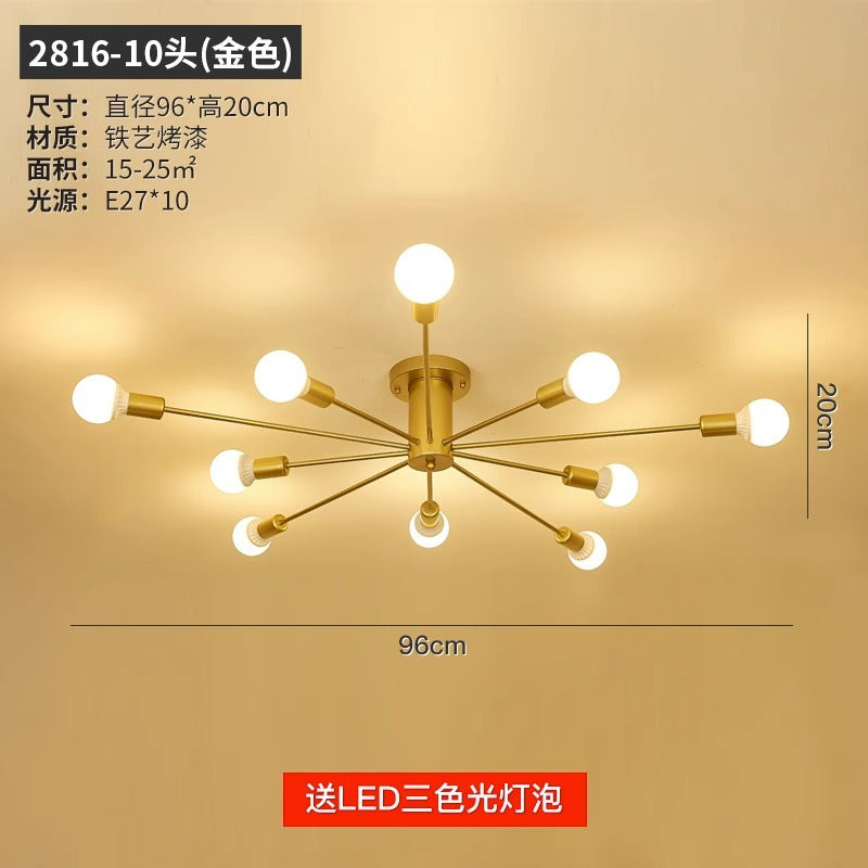 export european style living room chandelier post-modern casual three-head dining room master bedroom for home high-end scandinavian lamps