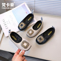 Girls' rhinestone-embellished mary janes -  spring/autumn new korean style - slip-on princess shoes for dance and everyday wear