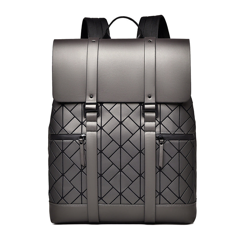 New diamond backpack college student fashion computer backpack large capacity men's high sense commuter backpack wholesale