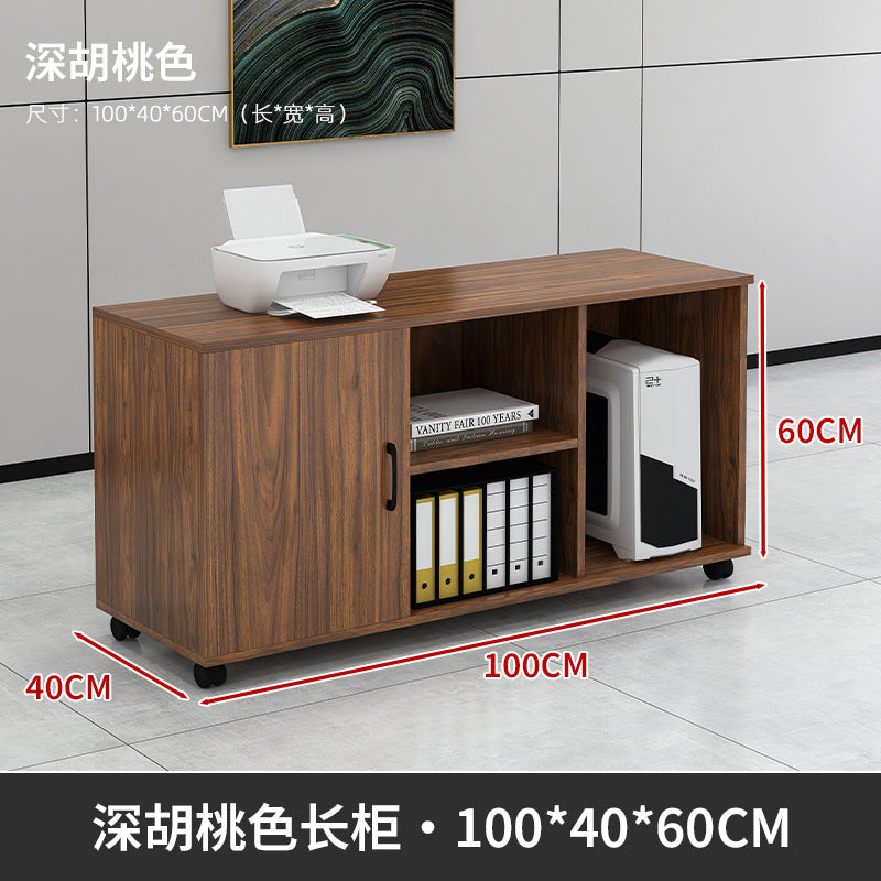 Office desk employee workstation single desk mobile low cabinet minimalist modern office staff computer desk low cabinet