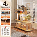 Four-tier shelving unit, 700mm long, 310mm wide, and 1100mm high