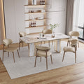 cream style dining chair modern casual back dining table chair for home casual negotiation chair solid wood chair