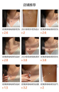 Sweater chain accessible luxury high-end wholesale european and american cross-border autumn and winter clavicle chain women's silver-plated double-layer accessories outfit necklace