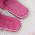 plus sizebows fur slippers for women autumn winter indoor and outdoor flats open toe summer air-conditioned slippers