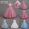 fashionable girl dress shawl elegant clothing girl dress kids princess dress new arrival
