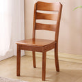 Solid wood chair backrest dining chair - comfortable for extended use - chinese style restaurant minimalist wooden dining chair