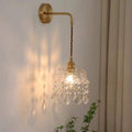 Wall lamp living room crystal wall lamp bedside lamp retroaccessible luxury crystal small chandelier aisle entrance french wall lamp casual
