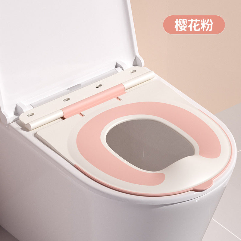 Kids toilet seat kids toilet seat toilet seat men's and women's baby splash-proof toilet portable footstool