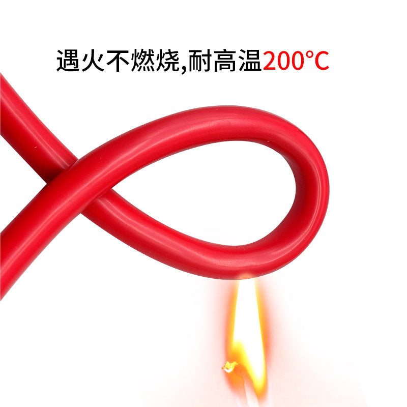 Factory tinned copper core wire, new energy battery silicone wire, extra soft and high temperature resistant silicone wire 68/10AWG connecting wire