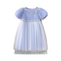 Girls' elsa princess dress - summer , ultra-fairy dress, frozen queen birthday gown