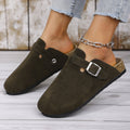 Plus size women's cork bottom slippers export baotou half-slippers birkenstock shoes 35-48 sizes shipped according to customer plan