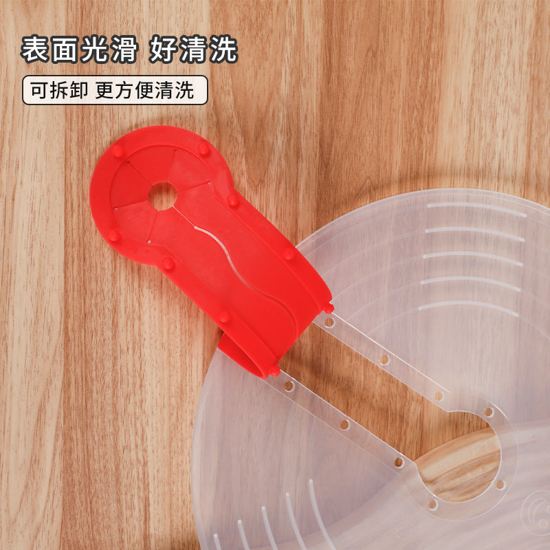 food-grade kitchen supplies egg beater anti-splash cover plastic cover plastic egg liquid light cream anti-splash device