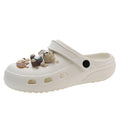 Eva clogs women's summer fun thick sole cute outdoor wear soft sole lightweight beach anti-slip sandals slippers women cartoon
