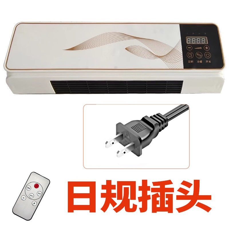 Mobile air conditioner for both heating and cooling, hot air blower, bathroom heater, for home bedroom wall-mounted electric heater