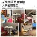 Simple modern for homethickened dining chair scandinavian stackable plastic back chair designer popular makeup chair