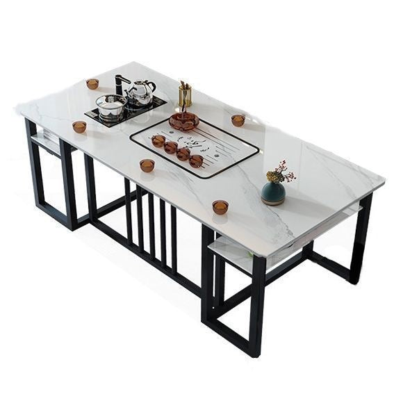 Tea table office living room slate set of tables and chairs desktop for home tea table accessible luxury combination all-in-one coffee table