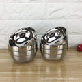 304 stainless steel bowl, platinum bowl, ramen bowl, children's insulated soup bowl, thickened soup bowl for school cafeterias