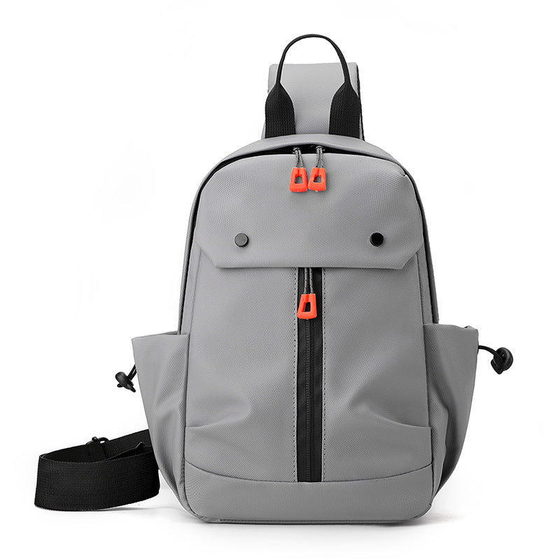 Cross-border breast bag men's casual versatile shoulder bag outdoor sports cycling messenger bag Korean version trendy fashion handbag