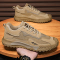 Spring men's shoes 2026 breathable sports casual construction site work safety shoes men's trendy shoes for work and business