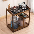Mobile tea cart tea table home living room tea cabinet multifunctional integrated water dispenser tea tray set modern minimalist tea set