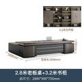 2.8m desk+ 3.2m bookcase