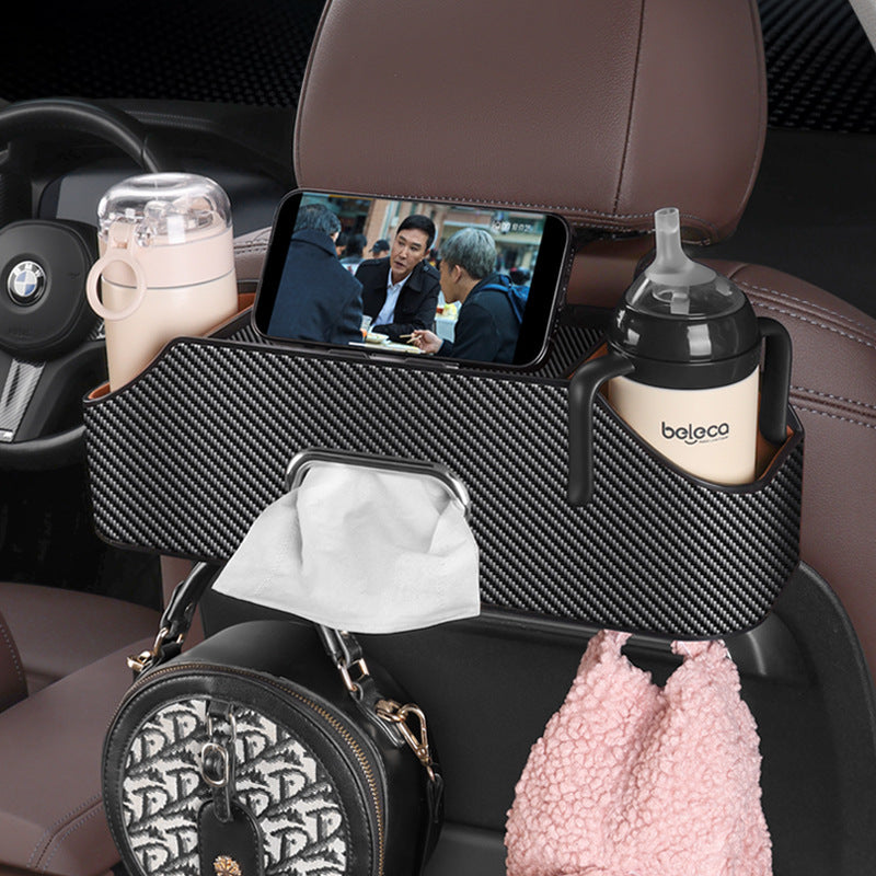 Laiben Car Seat Back Storage Box Car Multifunctional Storage Box Tissue Box Water Cup Shelf Storage Box