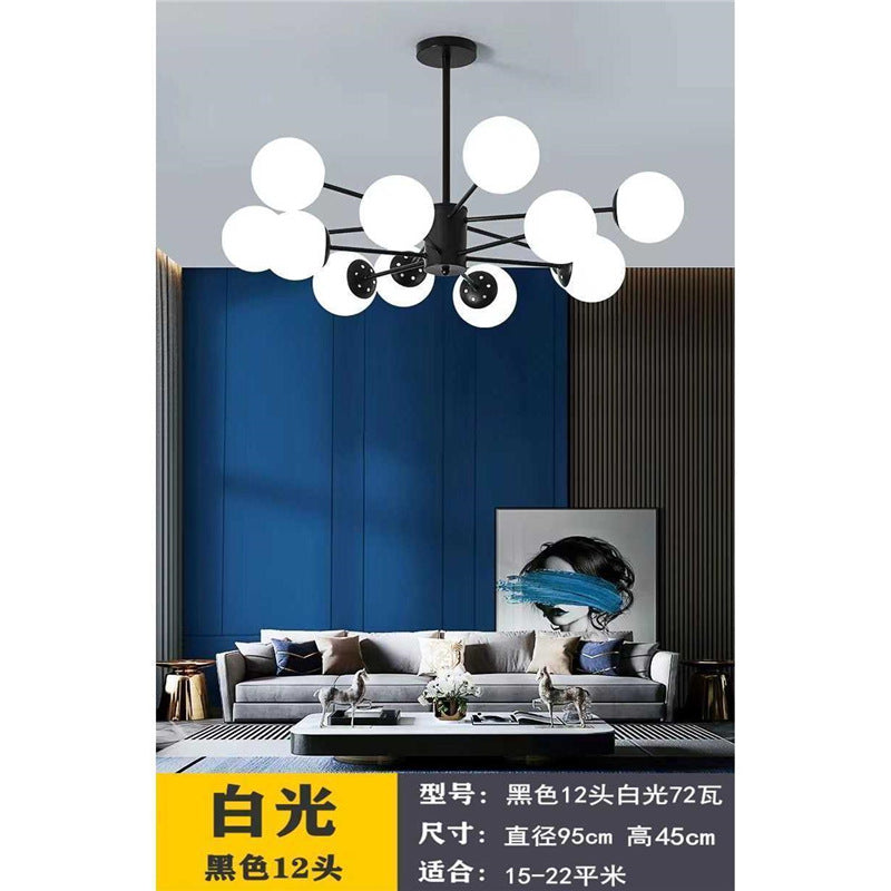 Nordic led pendant light - modern minimalist style for living room,  new arrival, bedroom main light, gold magic bean lamp