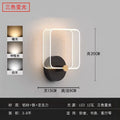 Minimalist bedside lamp creative bedroom living room bedside nordic led acrylic aisle background wall post-modern wall lamp