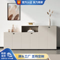 Low cabinet office printer tea cabinet partition cabinet file cabinet casual wooden floor-standing information cabinet with password lock