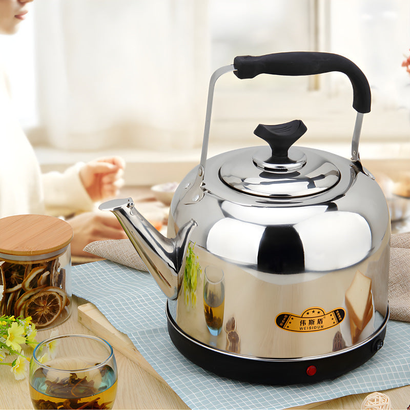 Stainless steel water kettle electric heating sound kettle electric water kettle for home elderly water boiling electric water kettle water boiling automatic power off