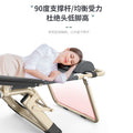 Foldable recliner chair - convertible for sitting or lying down - perfect for office naps, lounging, and resting - single person home use