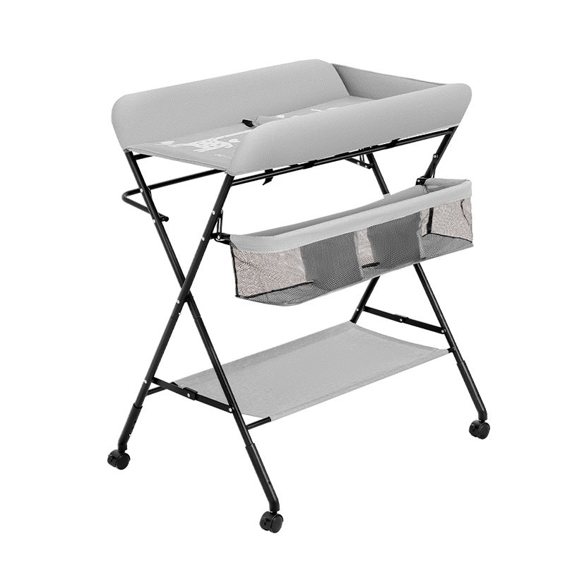 Diaper changing table - portable, multifunctional, foldable baby care station for newborns - bathing, diaper changing, and massage