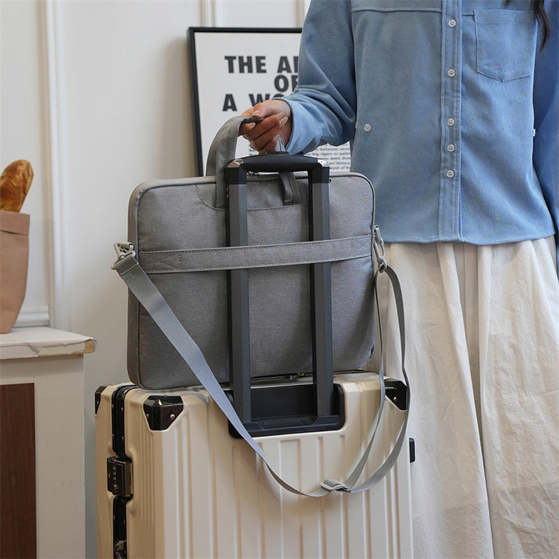 New laptop bag, business notebook liner bag, lightweight and shockproof, computer tablet protective case can print logo.