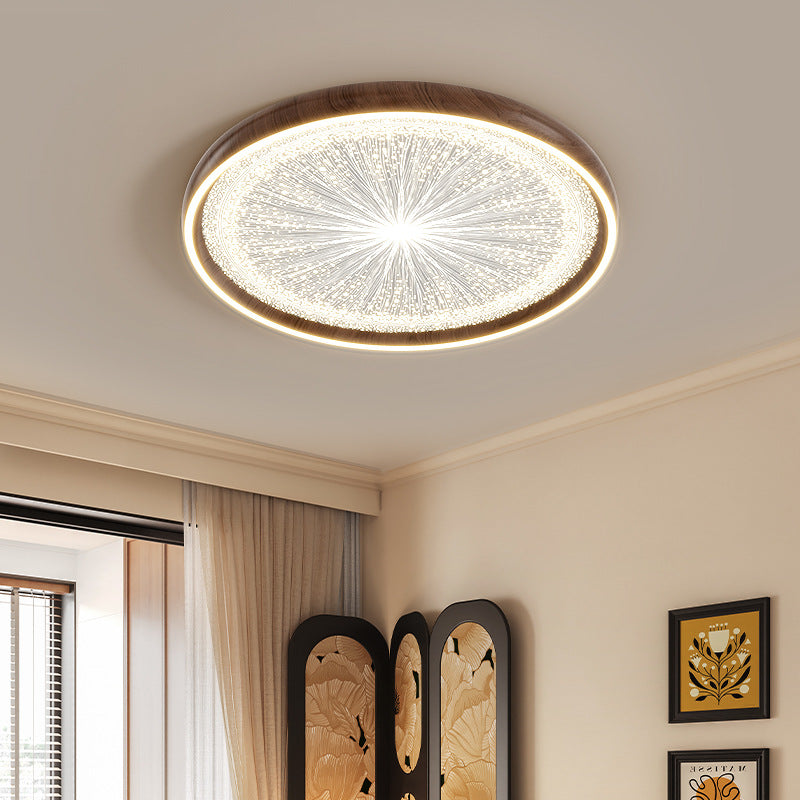 Full spectrum LED ceiling light eye protection living room bedroom dining room medieval house silent wind room Zhongshan lighting modern