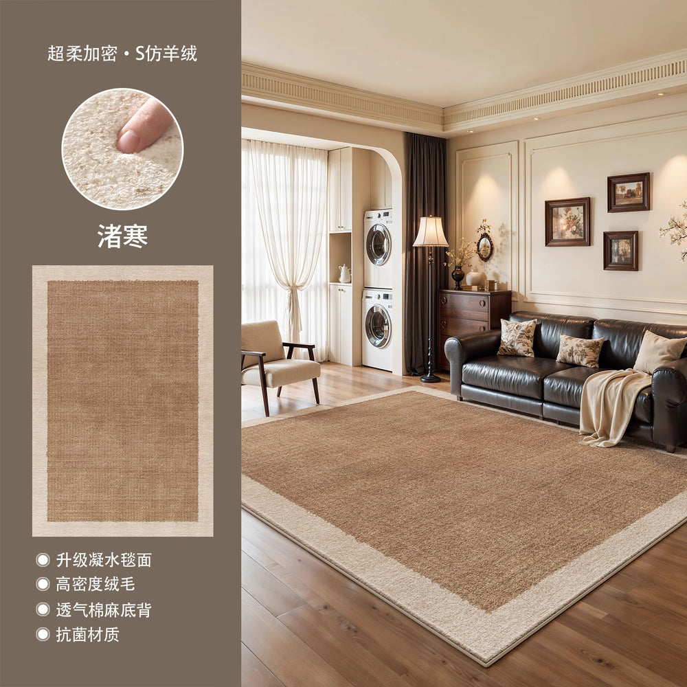 Carpet living room bedroom new arrival no-wash waterproof wipeable warm layout large area full floor medieval style soundproof floor mat