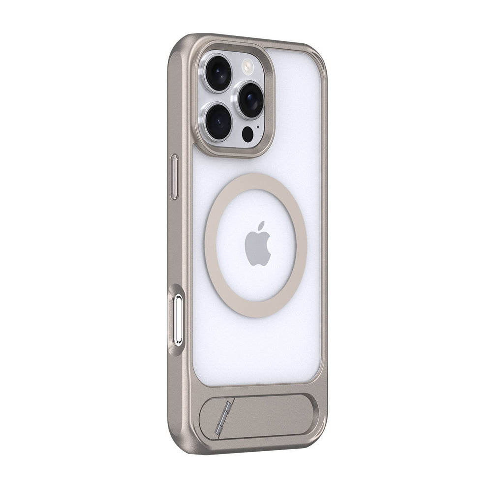hot-selling skin-feeling magnetic phone case for iphone 16 pro max, apple 15 oblique square stand phone case