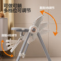 Baby high chair - portable, multifunctional dining chair for infants and toddlers - suitable for home and travel - reclining seat
