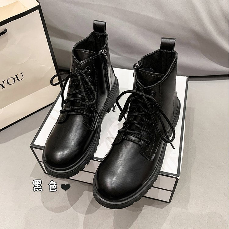 Boots women's british style 2025 spring autumnew arrivaleasiest for matchpopular thin ins trendy single boots slim short boots