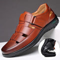Summer hollow-out sandals for men, casual breathable soft sole, soft upper clogs, middle-aged and elderly dad shoes, wholesale and dropshipping available