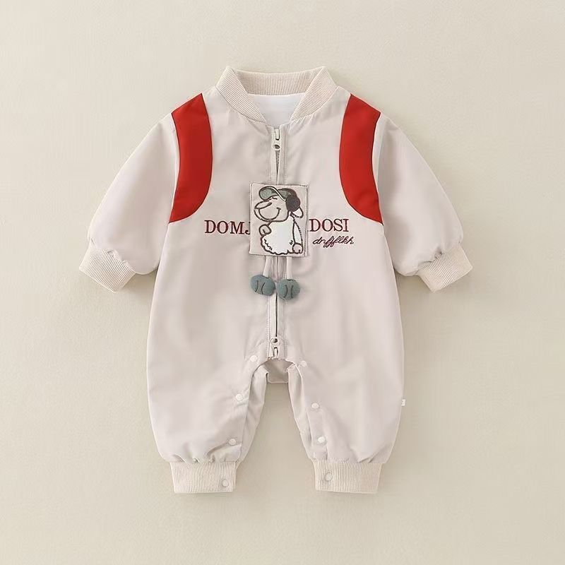 Autumn baby onesie, spring and autumn baby clothes, romper, windbreaker, spring and autumn jacket, outdoor outfit, stylish baby clothes