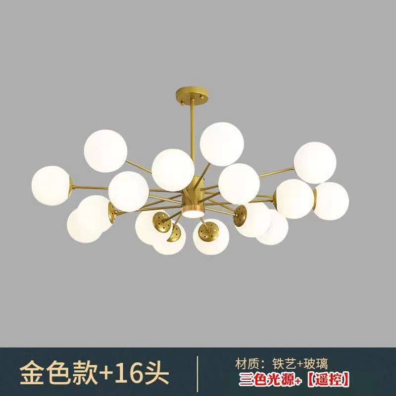 Nordic led pendant light - modern minimalist style for living room,  new arrival, bedroom main light, gold magic bean lamp