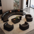 Semi-circular arc-shaped special-shaped sofa, rest area, reception, sales office, beauty salon, lobby, hotel club, casual room