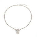 Sweater necklace wholesale fashion cross-border accessories stylish women's hip-hop street skull star halloween clavicle chain