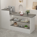 Cashier counter - minimalist modern design for small shops, clothing stores, women's apparel boutiques, beauty salons, commercial bars, and nail salons