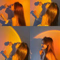 Atmosphere light sunset light room bedroom mood photo fill light projection sunset light night light ins sunset light